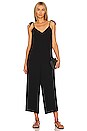 view 1 of 3 Beach Gauze Cropped Jumpsuit in Black