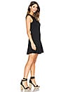 view 2 of 3 Light Weight Cashmere Terry Fit & Flare Dress in Black