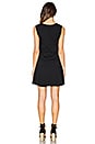 view 3 of 3 Light Weight Cashmere Terry Fit & Flare Dress in Black