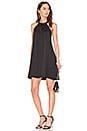 view 1 of 3 BLACK Woven Halter Dress in Black