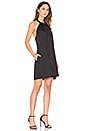 view 2 of 3 BLACK Woven Halter Dress in Black