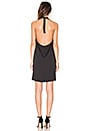 view 3 of 3 BLACK Woven Halter Dress in Black