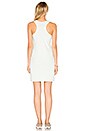 view 3 of 3 Scoop Neck Tank Dress in Aqua & White