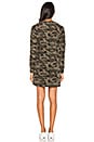 view 3 of 3 Textured Camo Sweatshirt Dress in Army
