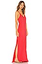 view 2 of 3 Draped Jersey Maxi Dress in Raspberry
