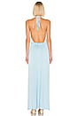 view 3 of 3 Draped Modal Jersey Maxi Dress in Sky