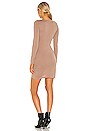 view 3 of 3 Supreme Jersey Ruched Bodycon Dress in Java