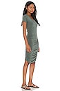 view 2 of 3 Draped Modal Jersey Dress in Dark Sage