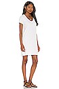 view 2 of 4 Slubbed Jersey Mini Dress in White