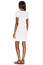 view 3 of 4 Slubbed Jersey Mini Dress in White