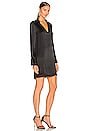 view 2 of 3 BLACK Sleek Textured Dress in Black