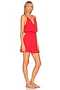 view 2 of 3 Surplice Dress in Red