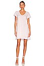 view 1 of 3 V Neck T Shirt Dress in Light Lilac
