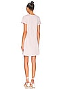 view 3 of 3 V Neck T Shirt Dress in Light Lilac