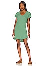 view 1 of 3 Slubbed Jersey T-Shirt Dress in Vine