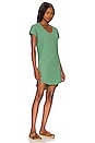 view 2 of 3 Slubbed Jersey T-Shirt Dress in Vine