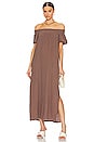 view 1 of 3 Off Shoulder Maxi Dress in Earth