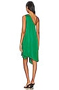 view 3 of 3 Black One Shoulder Dress in Green