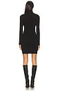 view 3 of 3 Turtleneck Mini Dress in Black