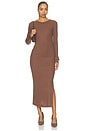 view 1 of 3 Slim Midi Dress in Mink