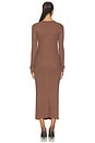 view 4 of 3 Slim Midi Dress in Mink
