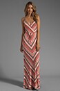view 2 of 6 Rayon Stripe Cami Maxi Dress in Teacup