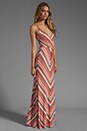 view 3 of 6 Rayon Stripe Cami Maxi Dress in Teacup
