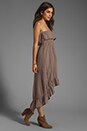 view 3 of 5 Gauze Strapless Ruffle Dress in Java