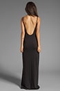 view 4 of 5 EXCLUSIVE Jersey Low Back Maxi Dress in Black