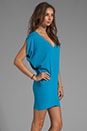 view 3 of 5 Light Weight Jersey Batwing Dress in Scuba