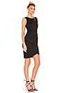 view 2 of 3 Supreme Jersey Ruched Bodycon Dress in Black