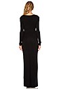 view 3 of 3 Cozy Spandex High Slit Maxi Dress in Black