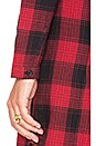 view 5 of 5 Woven Plaid Shirt Dress in Red