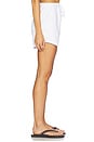view 3 of 6 Folded Hem Shorts in White
