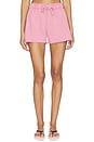 view 1 of 6 Relaxed Gym Short in Faded Rose