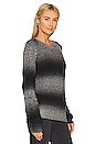 view 2 of 4 OMBRE RAGLAN 스웨터 in Black & Grey