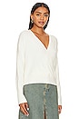 view 2 of 4 Wrap Front Sweater in Ivory