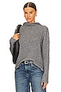 view 1 of 4 Turtleneck Sweater Top in Charcol