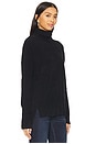 view 2 of 4 Turtleneck Pullover in Black