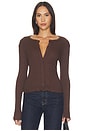 view 1 of 4 CHAQUETA DE VOLANTE in Mocha