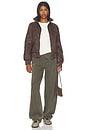 view 6 of 5 Leni Mock Neck Jacket in Mocha