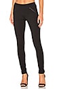 view 1 of 4 Stretch Twill Zipper Pocket Legging in Black