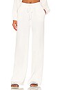 view 1 of 4 BLACK Fuzzy Sweater Pant in Ivory