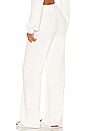view 3 of 4 BLACK Fuzzy Sweater Pant in Ivory