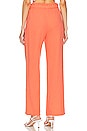 view 3 of 4 Paper Bag Waist Wide Leg Pant in Hot Coral