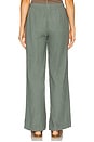 view 4 of 6 Wide Leg Jogger in Dk Sage