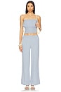 view 5 of 6 Beach Wide Leg Pant in Water
