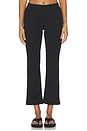 view 1 of 6 Seamed Cropped Flare in Black