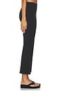 view 3 of 6 Seamed Cropped Flare in Black