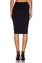view 3 of 3 Cotton Lycra Pencil Skirt in Black